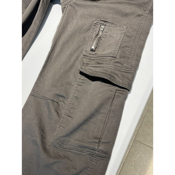 Disclosure Cargo Tactical Pants Women's Juniors Size 5/27 Gray Wide Leg - Picture 8 of 8